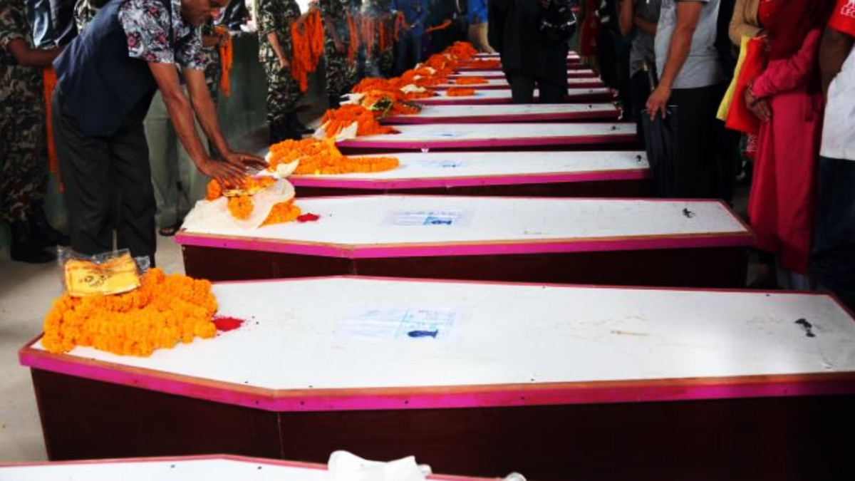 विदेशी भूमिमा अन्तिम सास : बाकसमा फर्किए ३७ श्रमिक