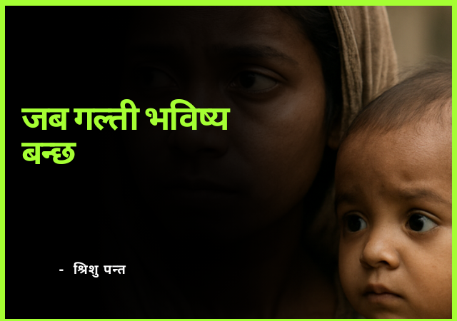 जब गल्ती भविष्य बन्छ