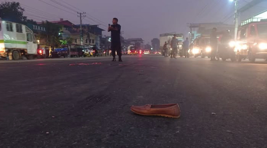 विराटनगरमा ट्रकको ठक्करबाट महिलाको मृत्यु